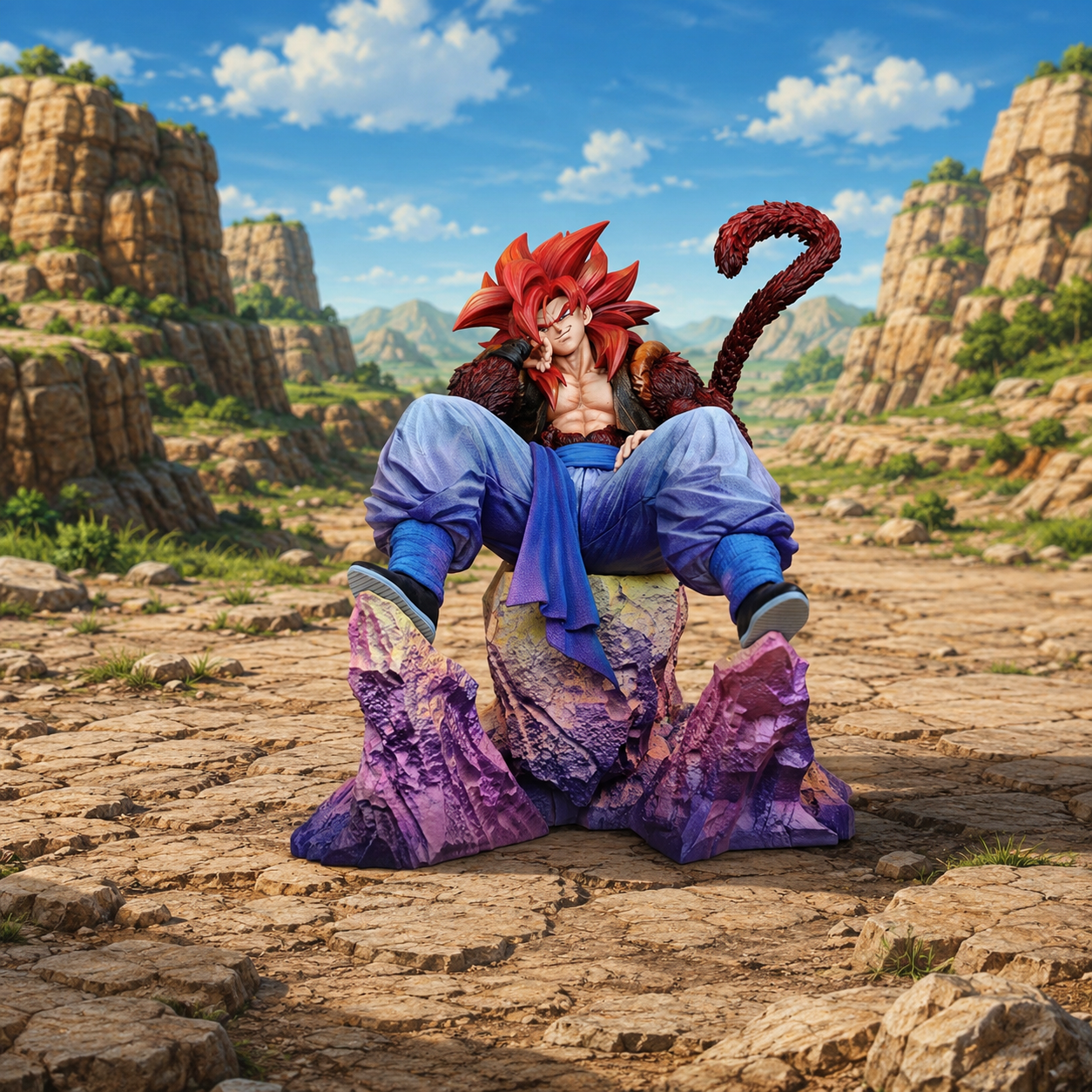 Dragon Ball GT Gogeta SSJ4 FXW Studio PVC