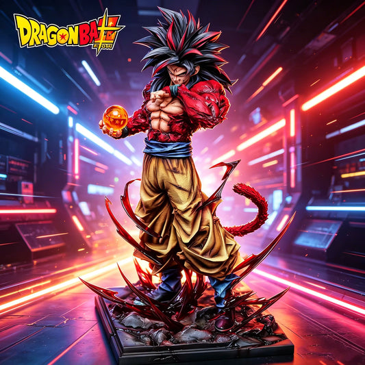 Dragon Ball Super Goku SSJ4 With Dragon Ball Kuang Feng Studio PVC