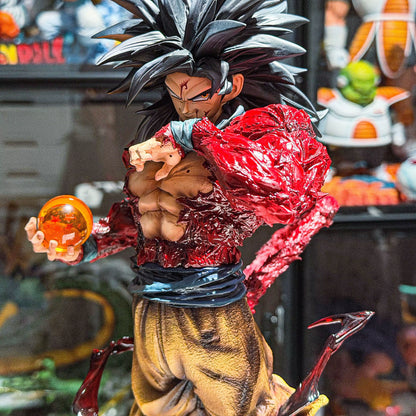 Dragon Ball Super Goku SSJ4 With Dragon Ball Kuang Feng Studio PVC