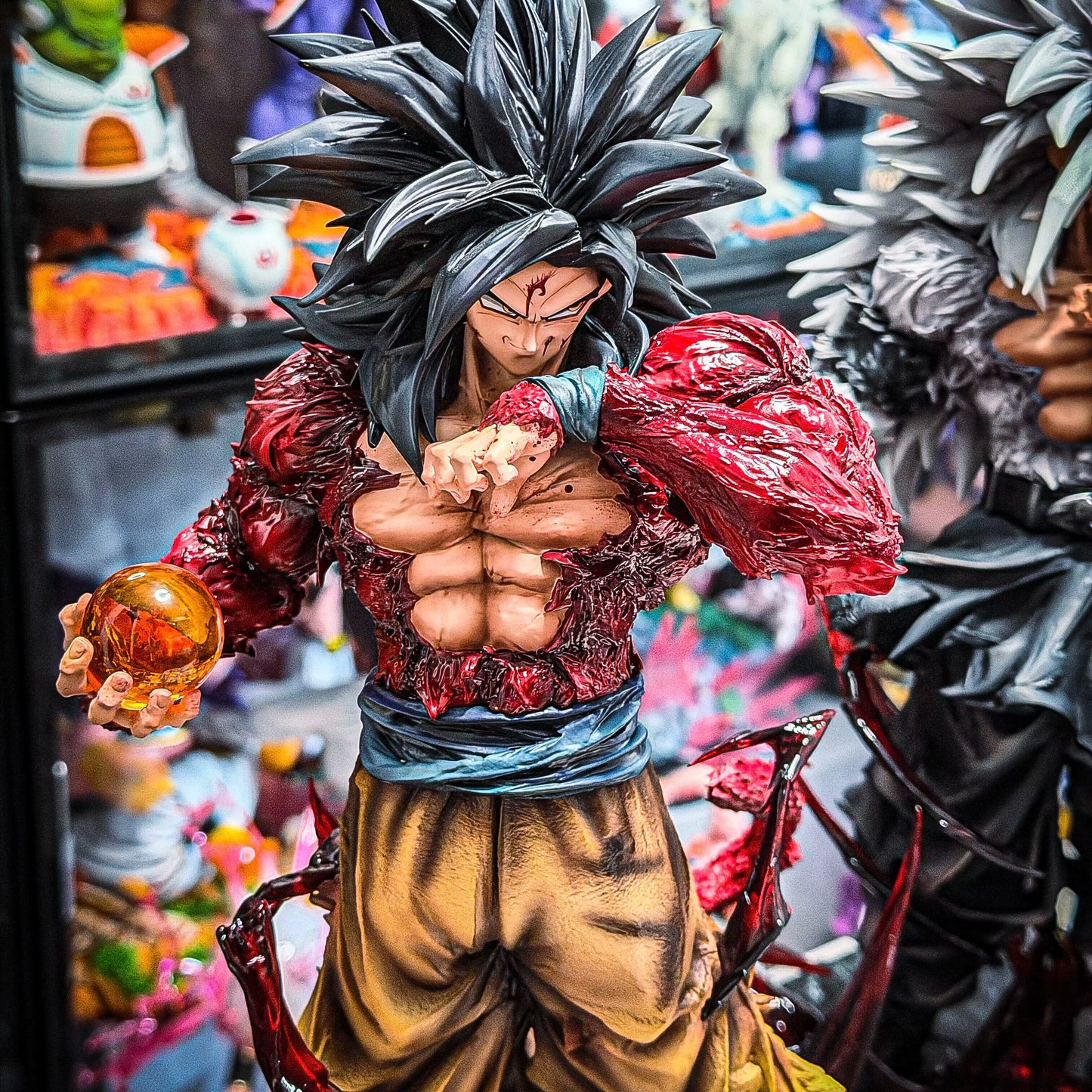 Dragon Ball Super Goku SSJ4 With Dragon Ball Kuang Feng Studio PVC