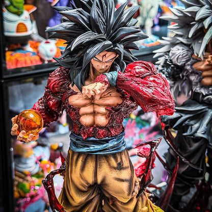 Dragon Ball Super Goku SSJ4 With Dragon Ball Kuang Feng Studio PVC