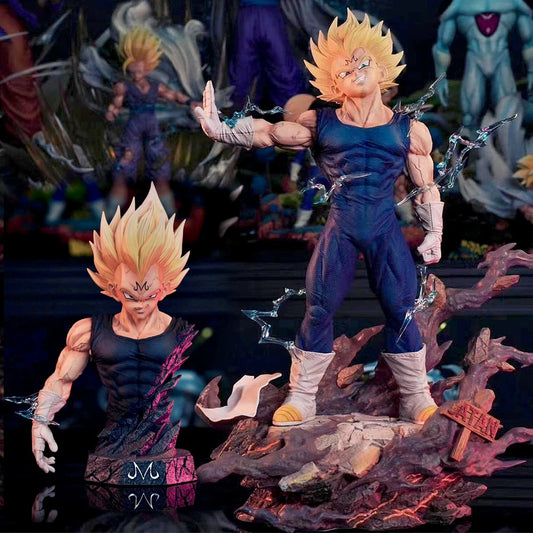 Dragon Ball Super Saiyan Majin Vegeta Figura + Bust