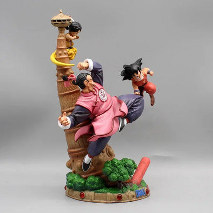 Dragon Ball Tao Pai Pai vs Son Goku & Upa Karin Tower Battle