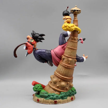 Dragon Ball Tao Pai Pai vs Son Goku & Upa Karin Tower Battle