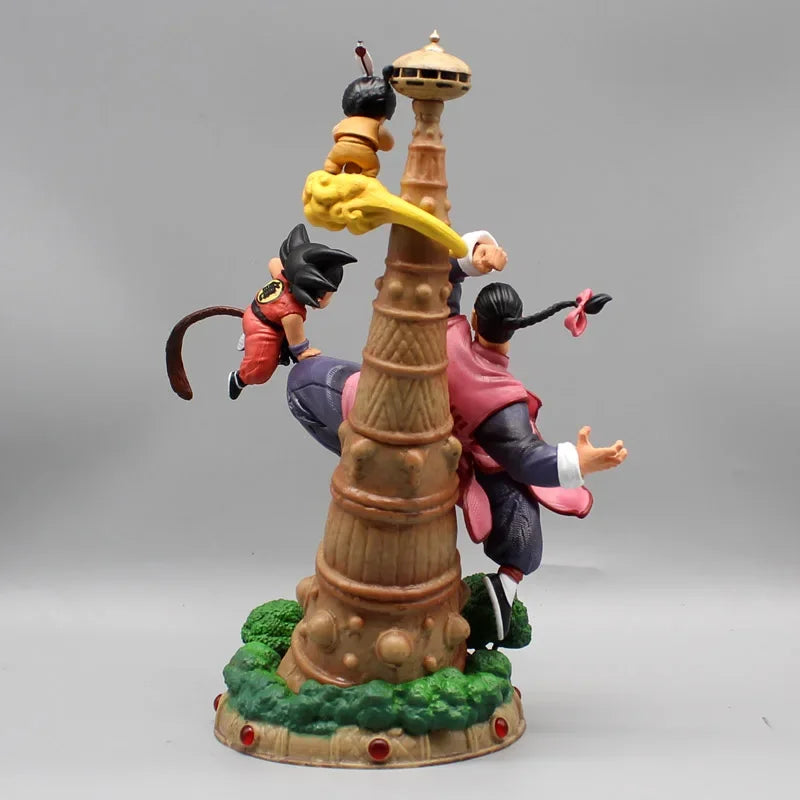 Dragon Ball Tao Pai Pai vs Son Goku & Upa Karin Tower Battle