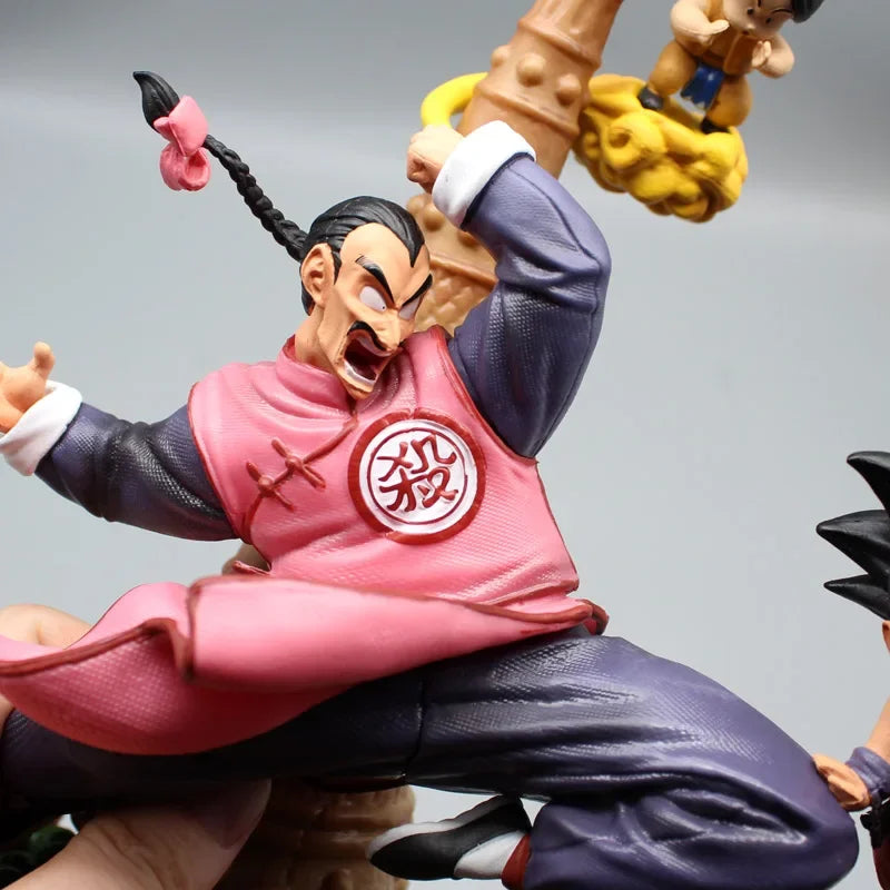 Dragon Ball Tao Pai Pai vs Son Goku & Upa Karin Tower Battle