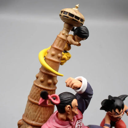 Dragon Ball Tao Pai Pai vs Son Goku & Upa Karin Tower Battle
