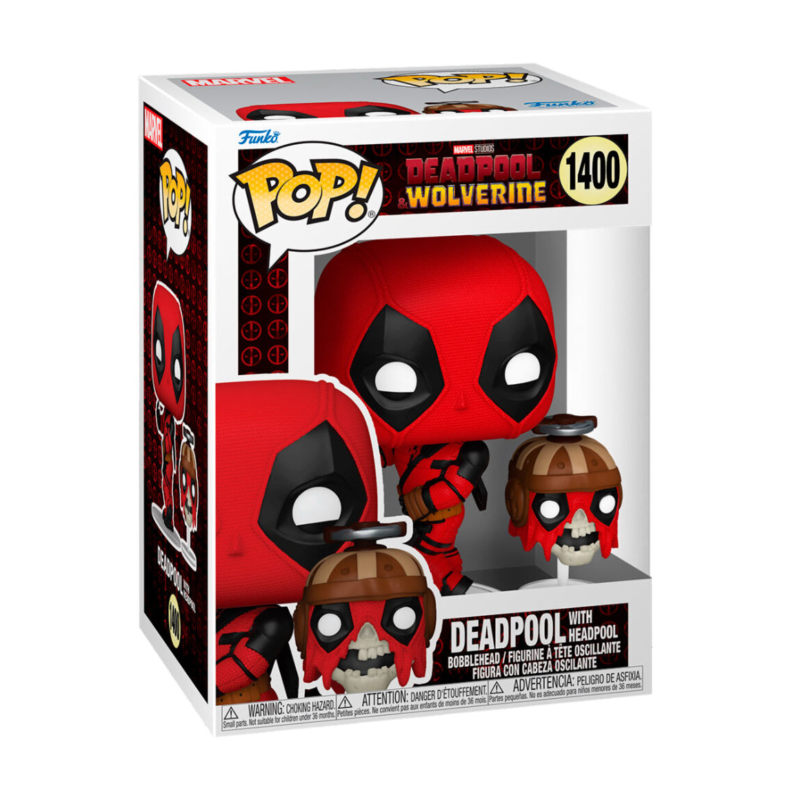 Funko Pop Deadpool With Headpool #1400