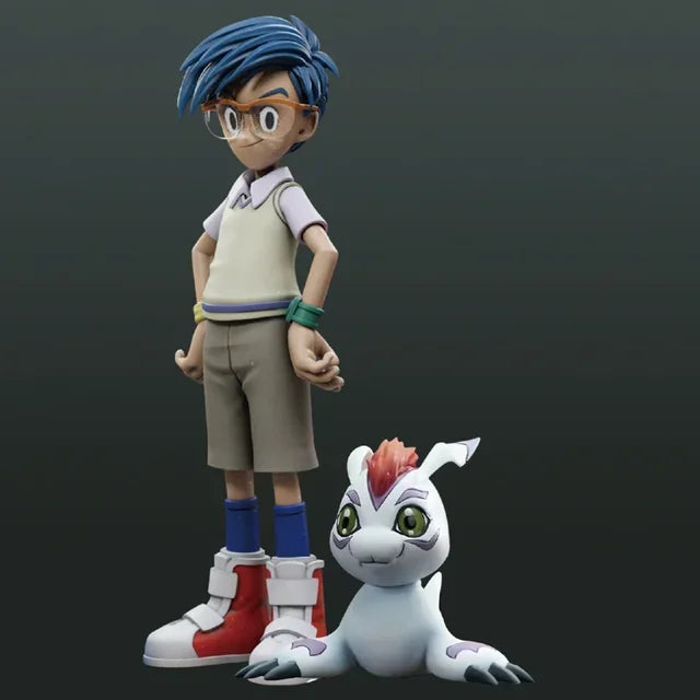 Set Figuras Digimon Adventure – Tai, Matt, T.K., Kari, Mimi, Joe, Sora, Izzy y Digimon Partners