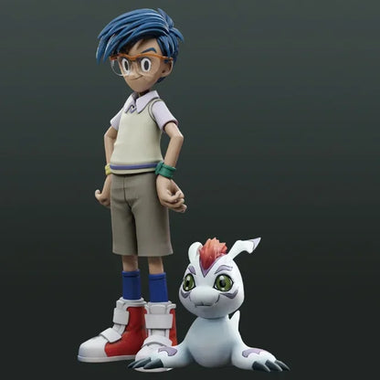 Set Figuras Digimon Adventure – Tai, Matt, T.K., Kari, Mimi, Joe, Sora, Izzy y Digimon Partners