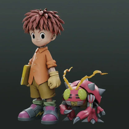 Set Figuras Digimon Adventure – Tai, Matt, T.K., Kari, Mimi, Joe, Sora, Izzy y Digimon Partners