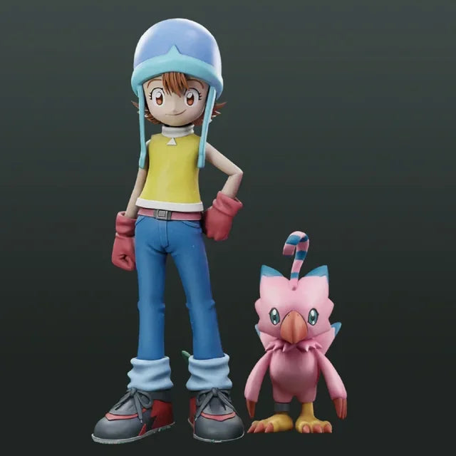 Set Figuras Digimon Adventure – Tai, Matt, T.K., Kari, Mimi, Joe, Sora, Izzy y Digimon Partners