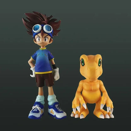 Set Figuras Digimon Adventure – Tai, Matt, T.K., Kari, Mimi, Joe, Sora, Izzy y Digimon Partners