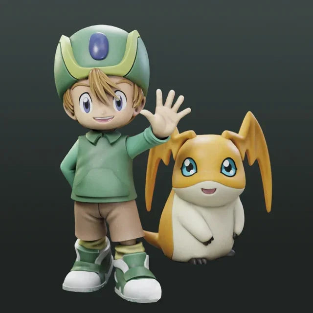 Set Figuras Digimon Adventure – Tai, Matt, T.K., Kari, Mimi, Joe, Sora, Izzy y Digimon Partners