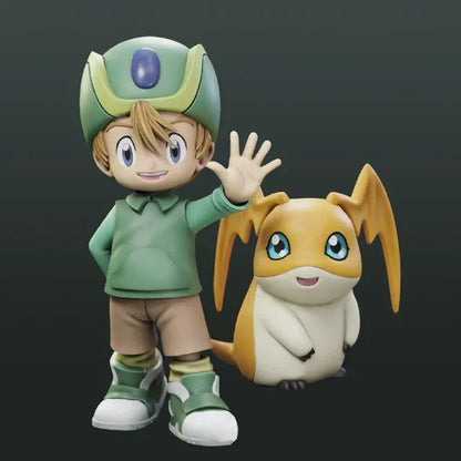 Set Figuras Digimon Adventure – Tai, Matt, T.K., Kari, Mimi, Joe, Sora, Izzy y Digimon Partners