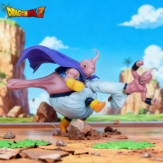 Dragon Ball Z Fat Buu vs Kid Buu Clouds Studio PVC