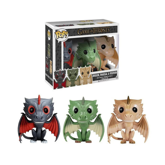 Funko Pop Drogon, Rhaegal & Viserion