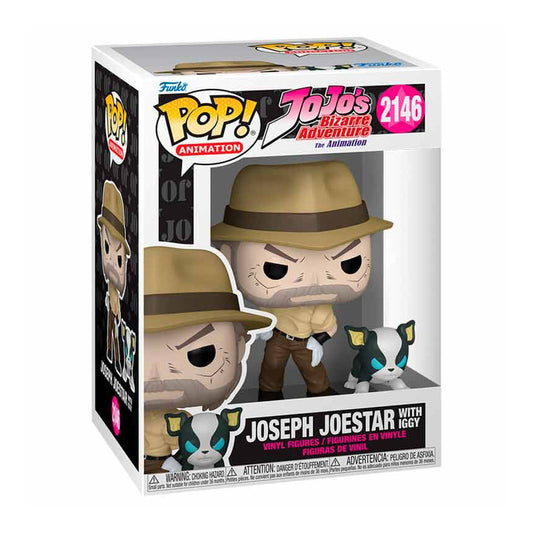 Funko Pop Joseph Jestar With Iggy Jojo's Bizarre Adventure #2146