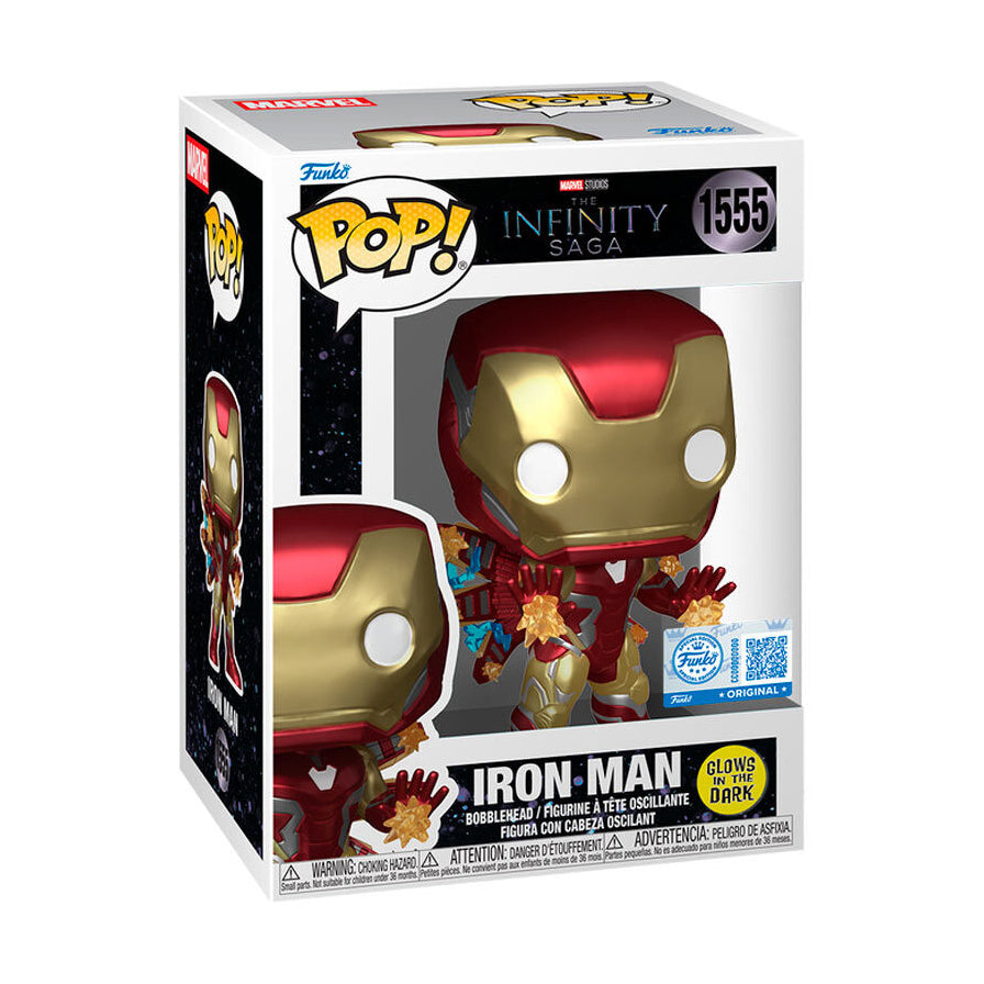Funko Pop Infinity Wars Iron Man Exclusive Glow #1555