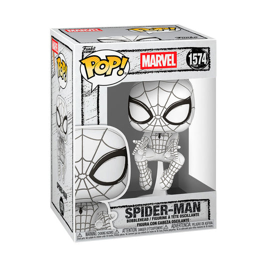 Funko Pop Marvel Sketch Spider Man #1574