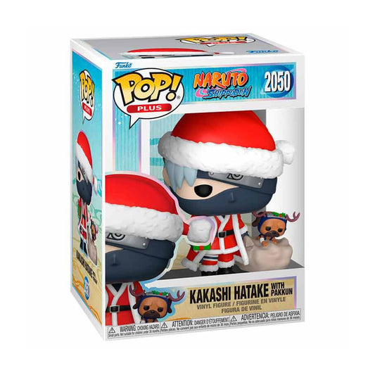 Funko Pop Plus Kakashi Hatake With Pakkun Christmas Holiday Naruto #2050
