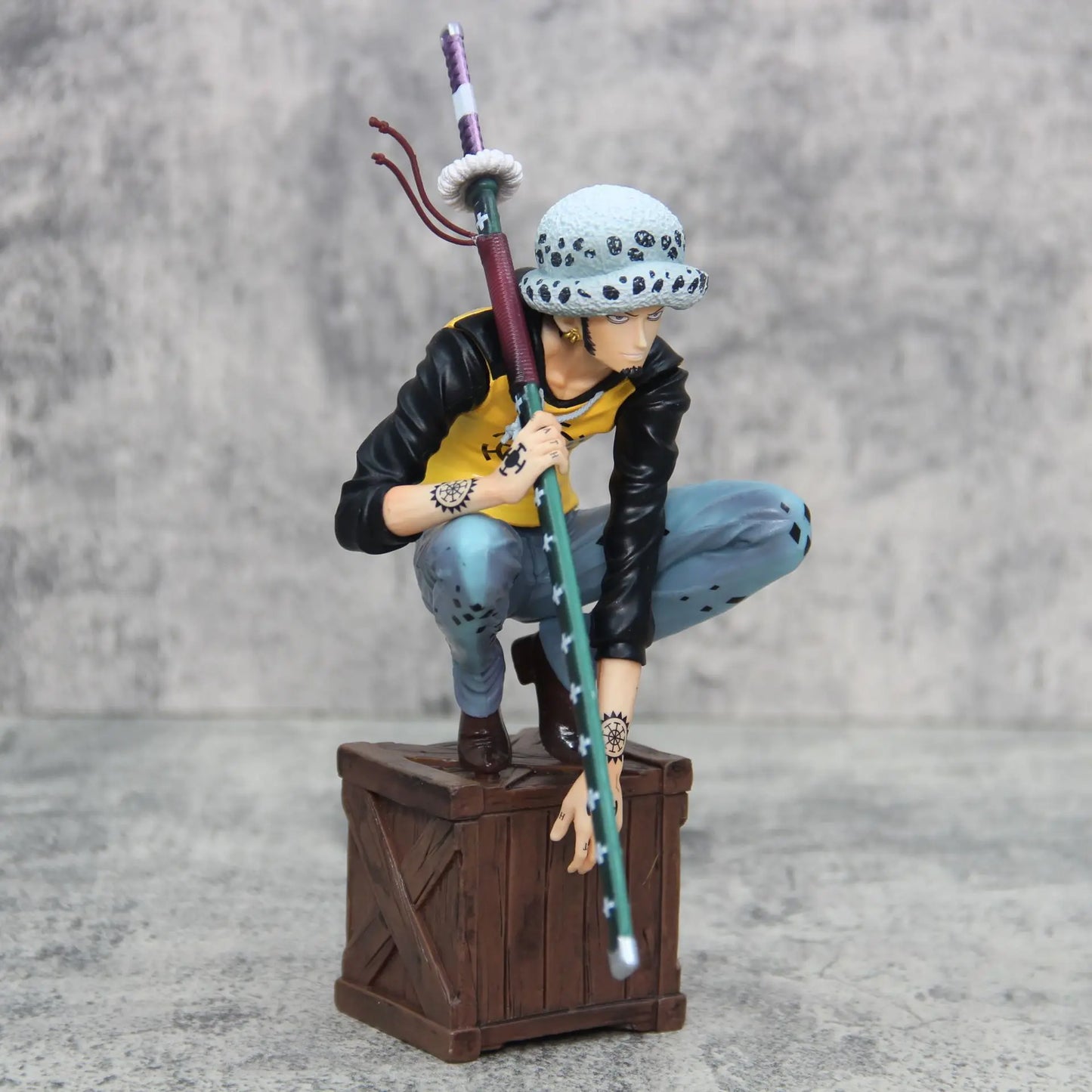 Trafalgar D. Water Law Squatting Pose DXF