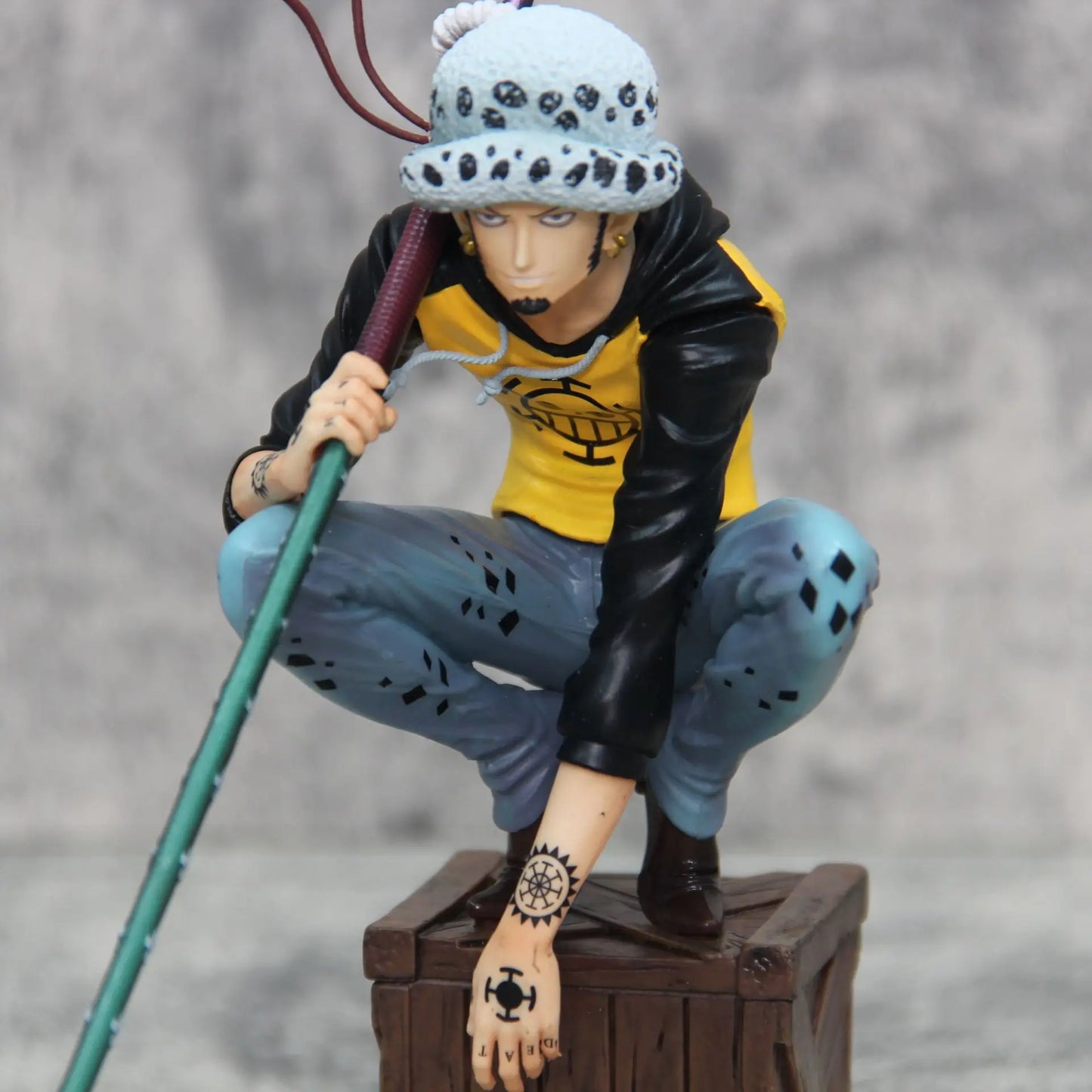Trafalgar D. Water Law Squatting Pose DXF