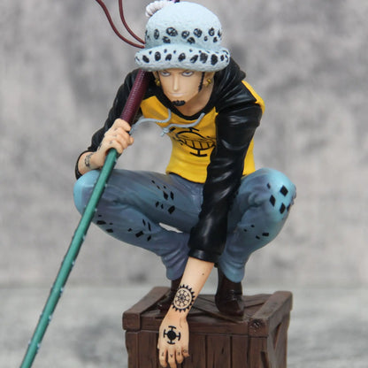 Trafalgar D. Water Law Squatting Pose DXF
