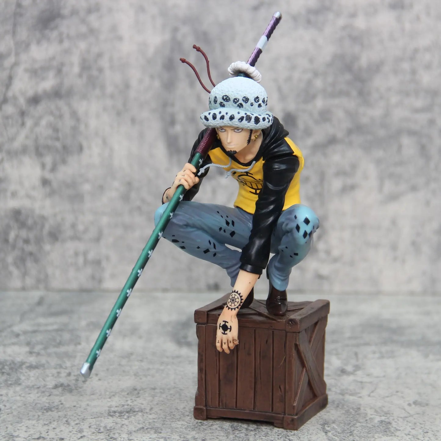 Trafalgar D. Water Law Squatting Pose DXF