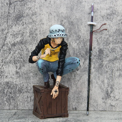 Trafalgar D. Water Law Squatting Pose DXF