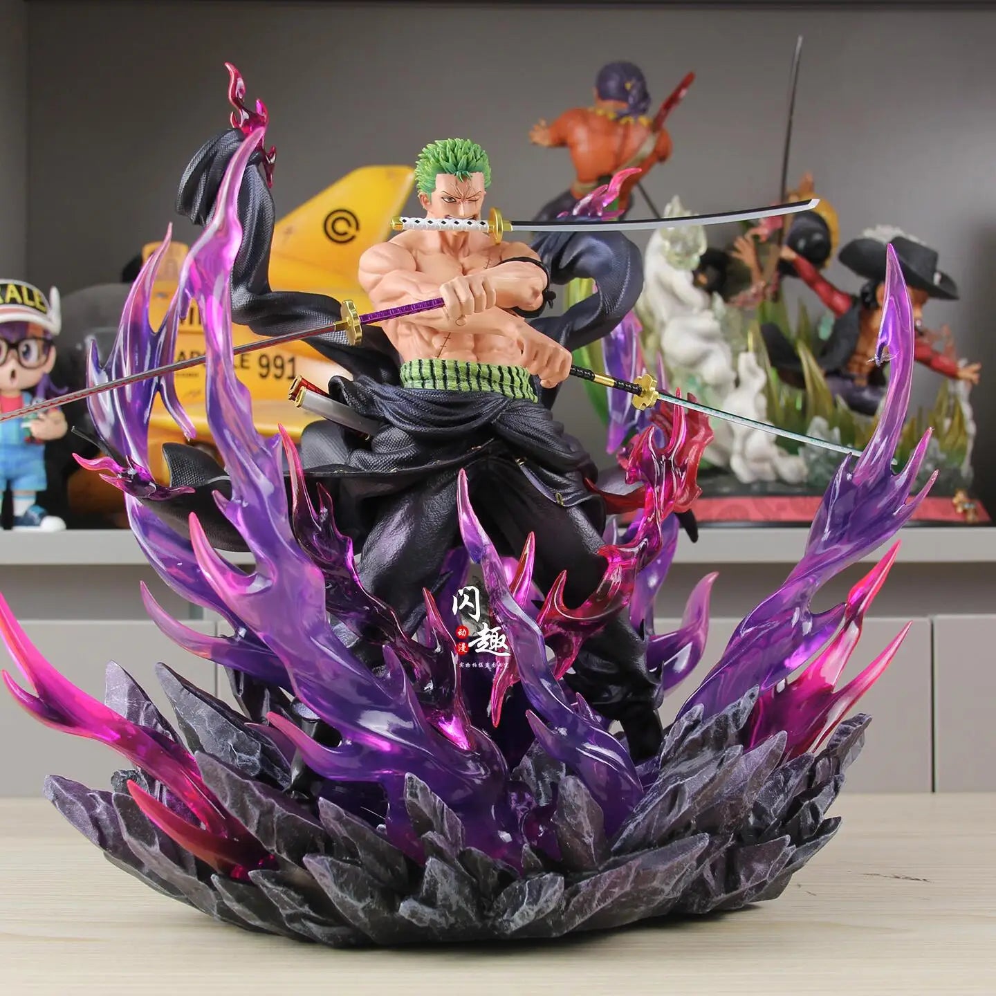 Zoro King of Hell Enma Flames JT Studio