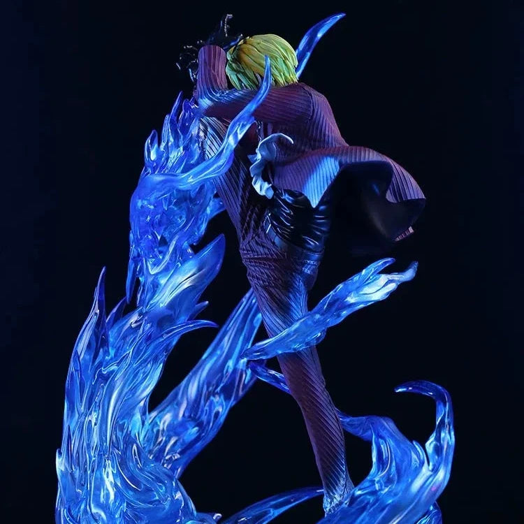 Sanji Ifrit Jambe Blue & Red Flames JacksDo PVC