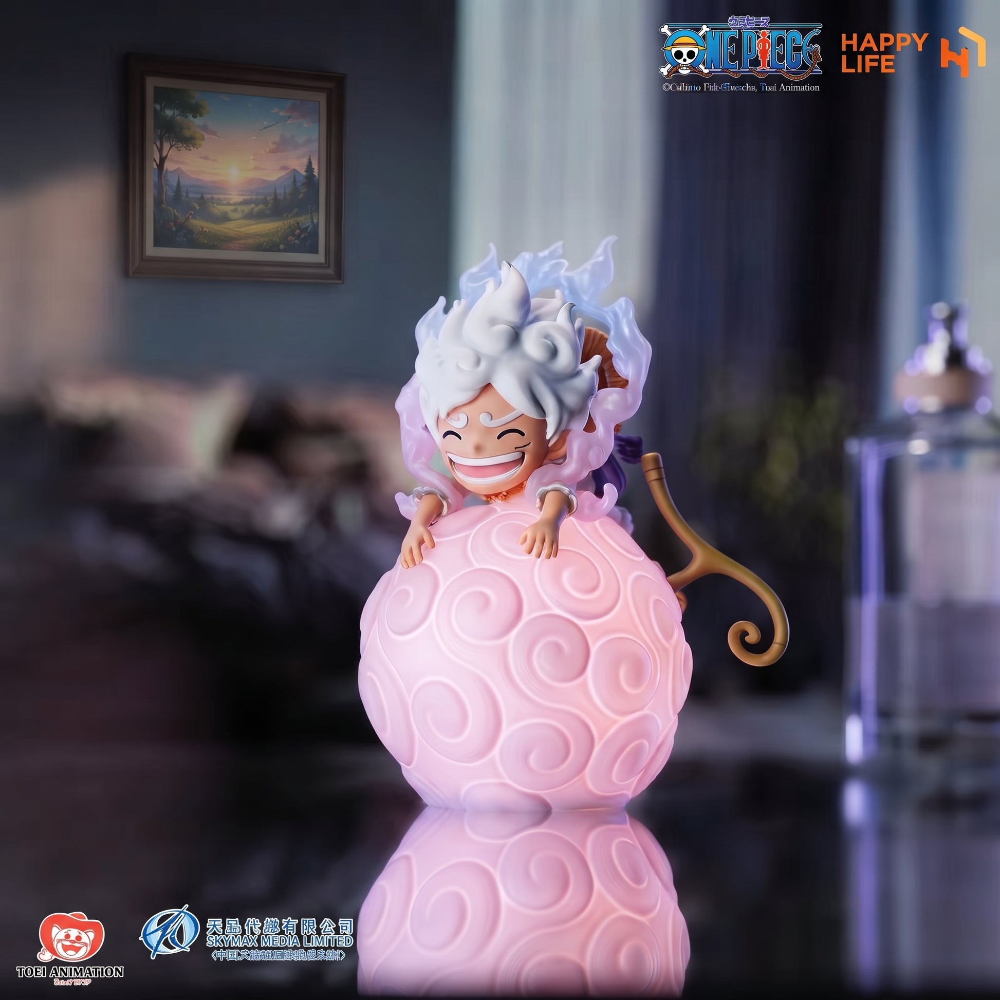 Luffy Gear 5 Nika LED Lamp Devil Fruit