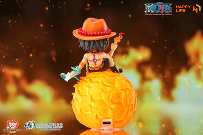 Portgas D. Ace Devil Fruit LED Night Light Happy Life Studio
