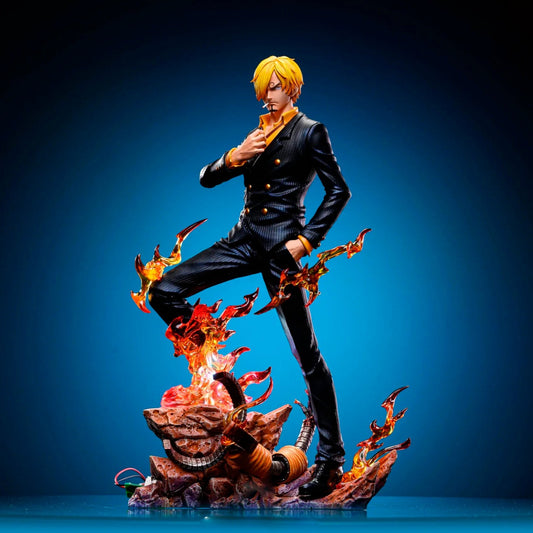 Vinsmoke Sanji Smoking Blue Fire