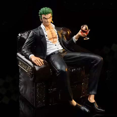 Roronoa Zoro with sake cup