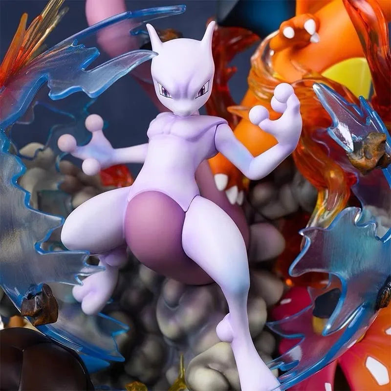 Pokemon First Generation Mewtwo, Charizard, Blastoise, Venusaur & Pikachu Pokémon MFC Studio PVC