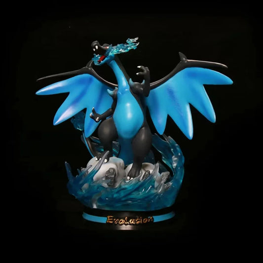 Diorama Mega Charizard X Pokémon Evolution GK