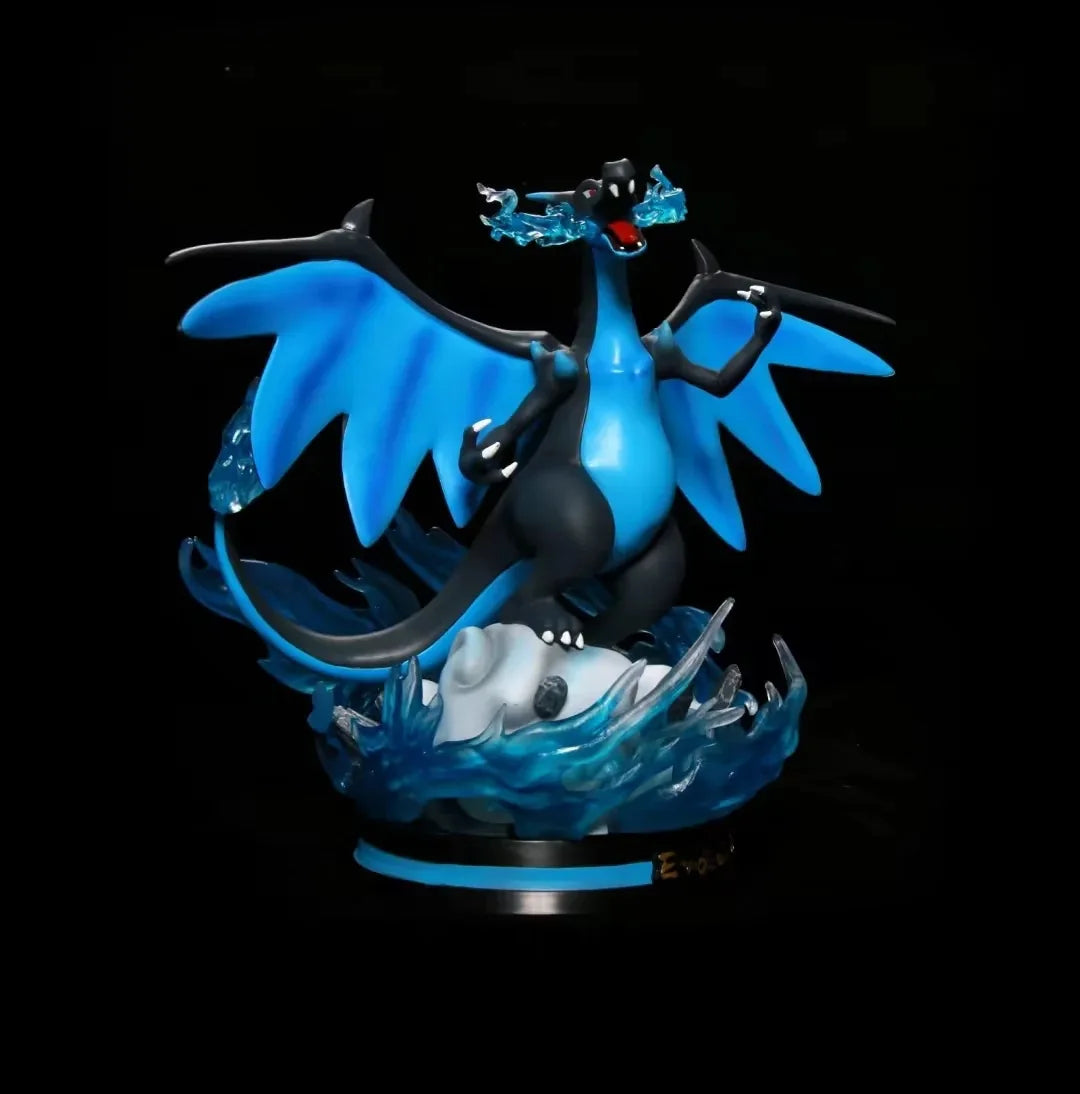 Diorama Mega Charizard X Pokémon Evolution GK