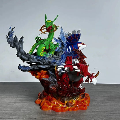 Pokemon Legendary Pokemon Rayquaza Groudon Kyogre PPAP Studio PVC
