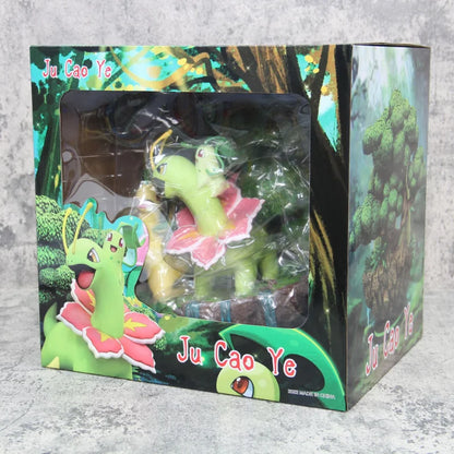 Meganium Evolution Line Chikorita, Bayleef, Meganium EGG Studio PVC