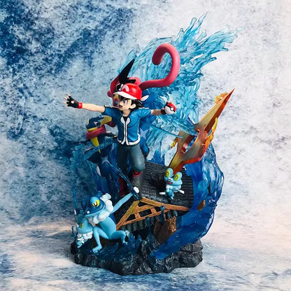 Ash Ketchum & Greninja Pokémon Evolution EGG Studio PVC