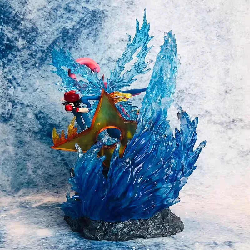 Ash Ketchum & Greninja Pokémon Evolution EGG Studio PVC