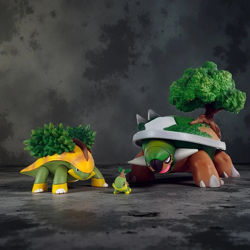 Pokemon Evolution Turtwig, Grotle & Torterra ACE Studio PVC