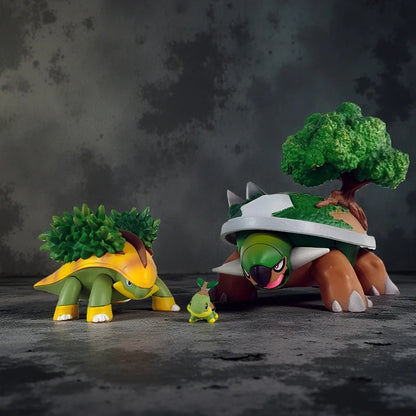 Pokemon Evolution Turtwig, Grotle & Torterra ACE Studio PVC