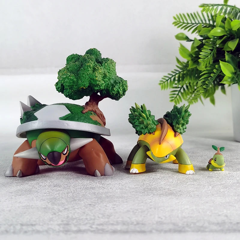 Pokemon Evolution Turtwig, Grotle & Torterra ACE Studio PVC