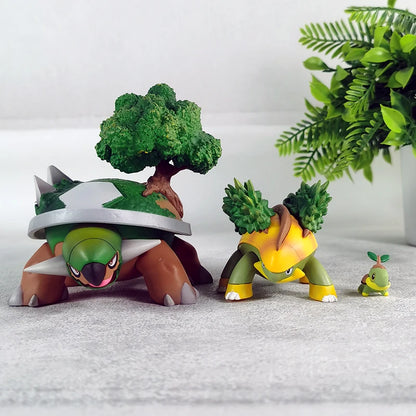 Pokemon Evolution Turtwig, Grotle & Torterra ACE Studio PVC
