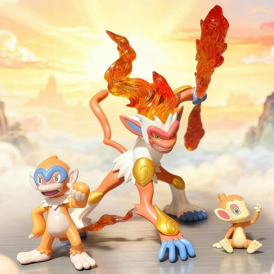 Pokemon Chimchar, Monferno & Infernape