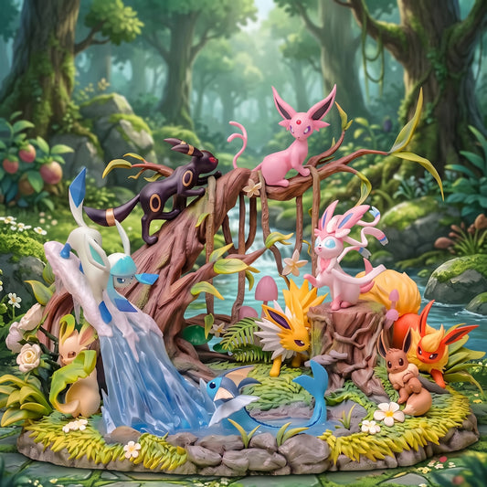 Figura Pokemon Eevee Family PCHouse Studios PVC - Pokémon