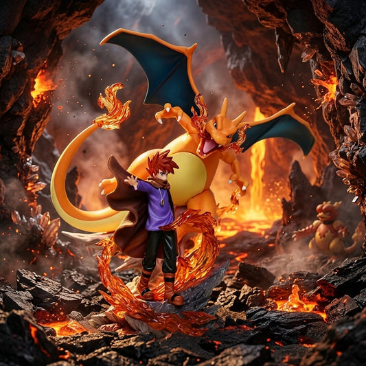 Pokemon Gary Oak x Charizard Level 100 Club GK